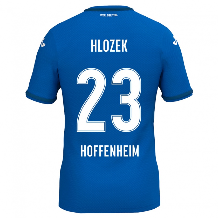 Kandiny Gyermek Adam Hlozek #23 Királykék Hazai Jersey 2024/25 Mez Póló Ing