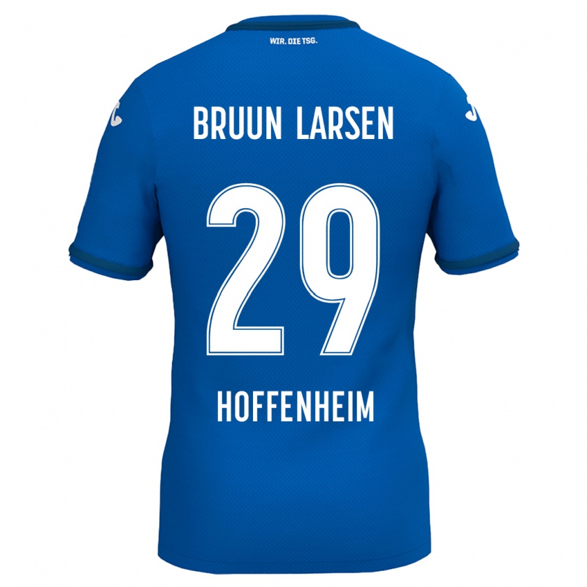 Kandiny Gyermek Jacob Bruun Larsen #29 Királykék Hazai Jersey 2024/25 Mez Póló Ing