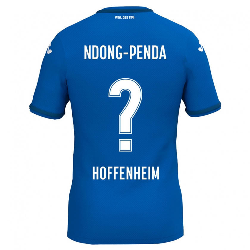 Kandiny Gyermek Maxime Ndong-Penda #0 Királykék Hazai Jersey 2024/25 Mez Póló Ing