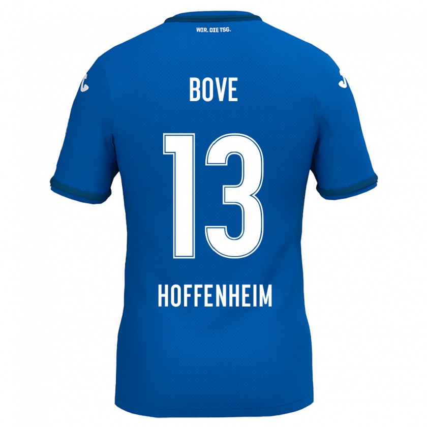 Kandiny Gyermek Nevio Bove #13 Királykék Hazai Jersey 2024/25 Mez Póló Ing