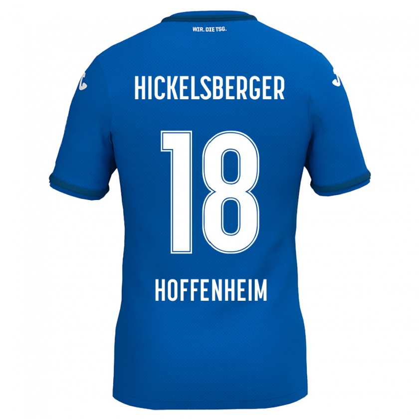 Kandiny Gyermek Julia Hickelsberger #18 Királykék Hazai Jersey 2024/25 Mez Póló Ing