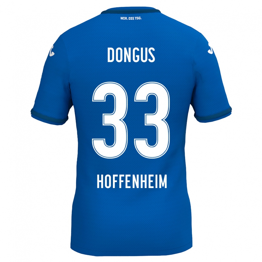 Kandiny Gyermek Fabienne Dongus #33 Királykék Hazai Jersey 2024/25 Mez Póló Ing