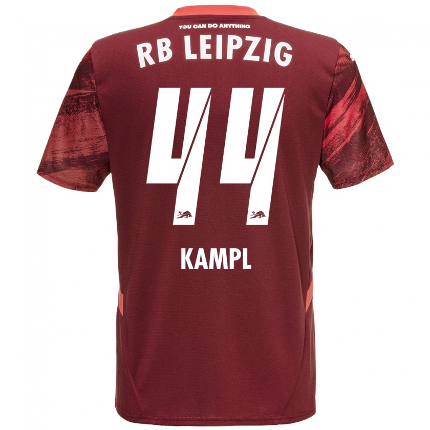 Kandiny Gyermek Kevin Kampl #44 Burgundia Idegenbeli Jersey 2024/25 Mez Póló Ing