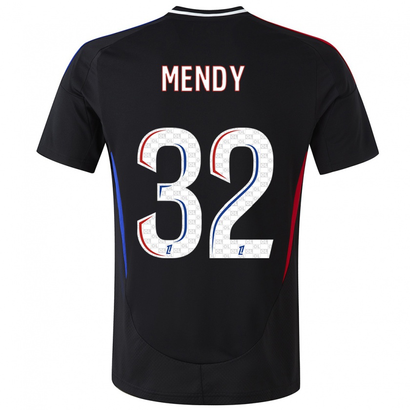 Kandiny Gyermek Maeline Mendy #32 Fekete Idegenbeli Jersey 2024/25 Mez Póló Ing