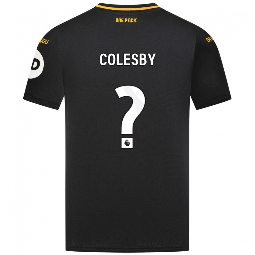 Kandiny Gyermek Ryan Colesby #0 Fekete Idegenbeli Jersey 2024/25 Mez Póló Ing