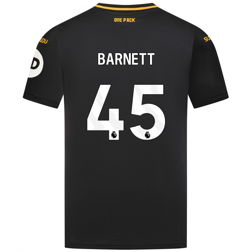 Kandiny Gyermek Ty Barnett #45 Fekete Idegenbeli Jersey 2024/25 Mez Póló Ing