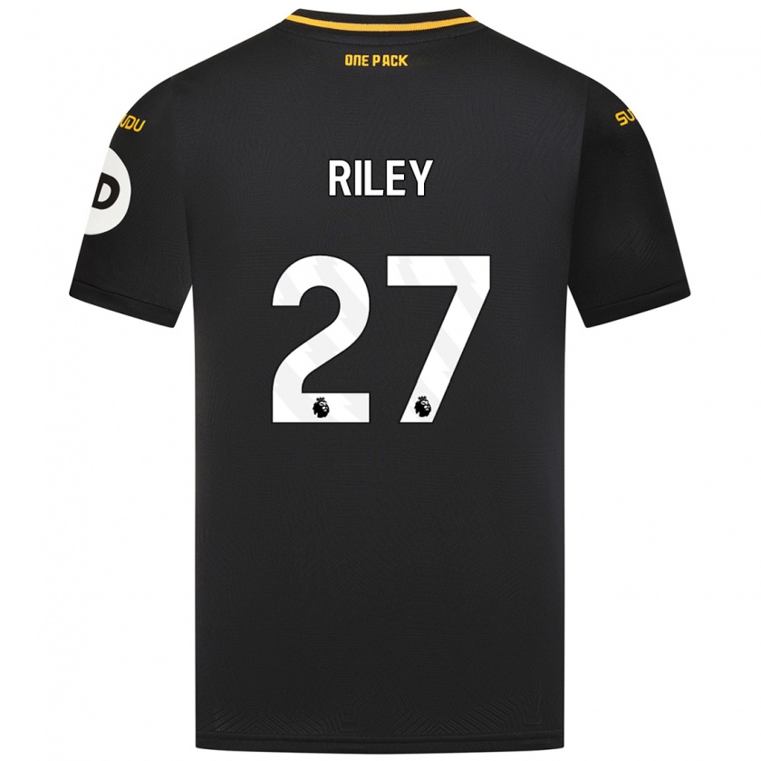 Kandiny Gyermek Lauren Riley #27 Fekete Idegenbeli Jersey 2024/25 Mez Póló Ing