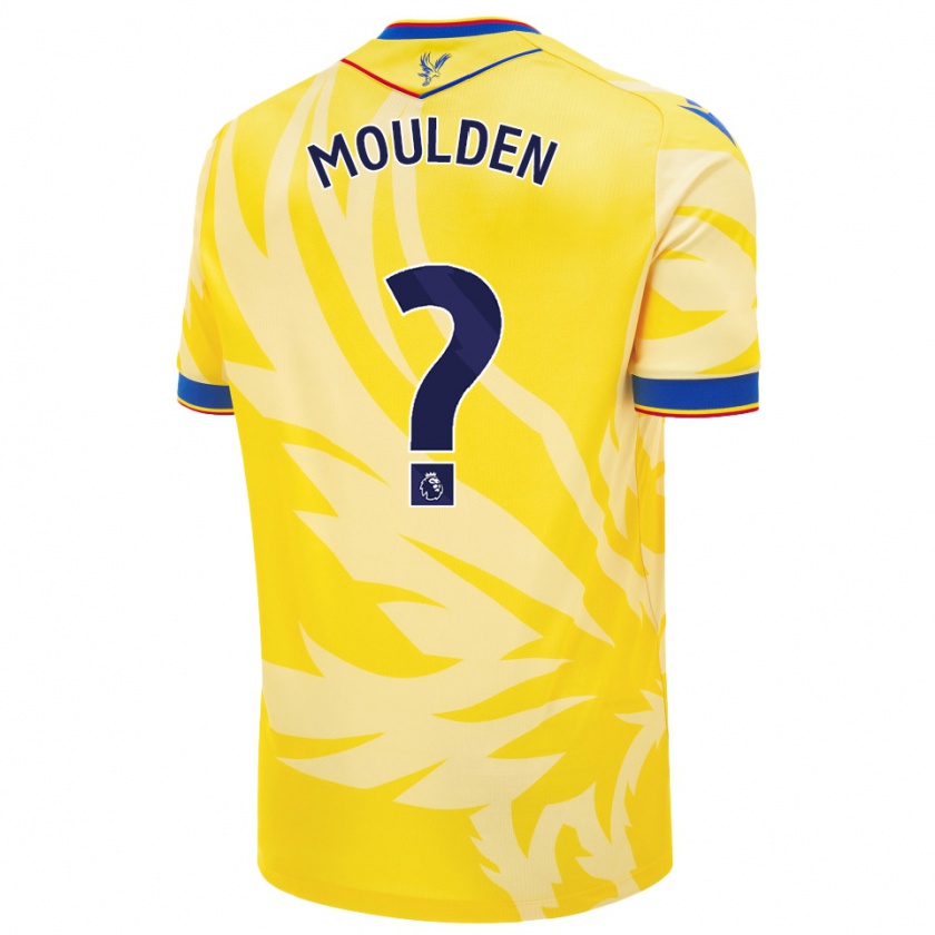 Kandiny Gyermek Louie Moulden #0 Sárga Idegenbeli Jersey 2024/25 Mez Póló Ing