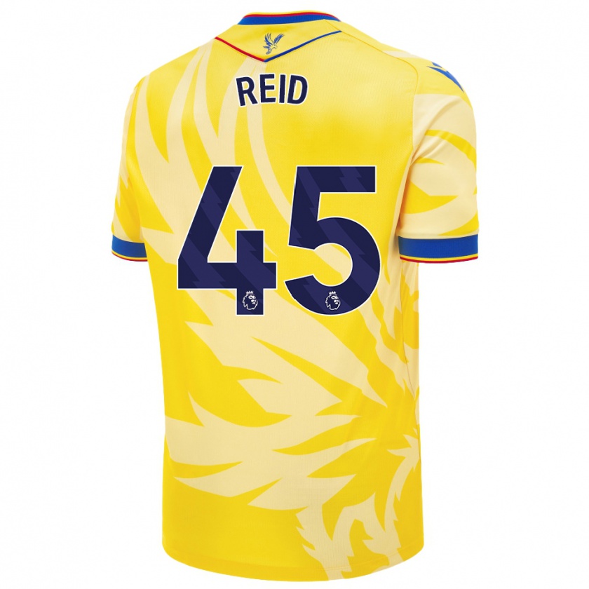 Kandiny Gyermek Dylan Reid #45 Sárga Idegenbeli Jersey 2024/25 Mez Póló Ing