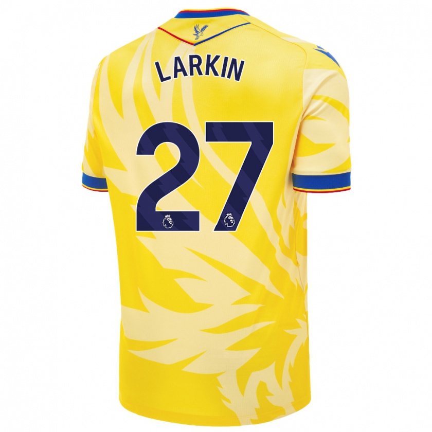 Kandiny Gyermek Abbie Larkin #27 Sárga Idegenbeli Jersey 2024/25 Mez Póló Ing