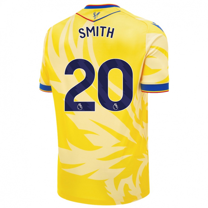 Kandiny Gyermek Hope Smith #20 Sárga Idegenbeli Jersey 2024/25 Mez Póló Ing