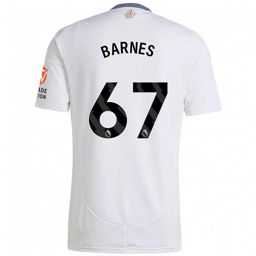 Kandiny Gyermek Mikell Barnes #67 Fehér Idegenbeli Jersey 2024/25 Mez Póló Ing