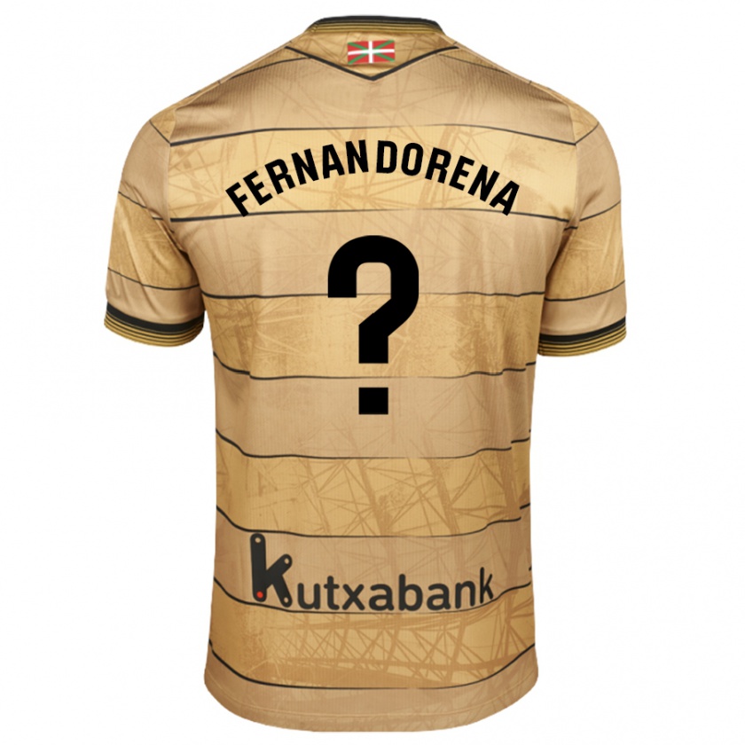 Kandiny Gyermek Alex Fernandorena #0 Barna Idegenbeli Jersey 2024/25 Mez Póló Ing