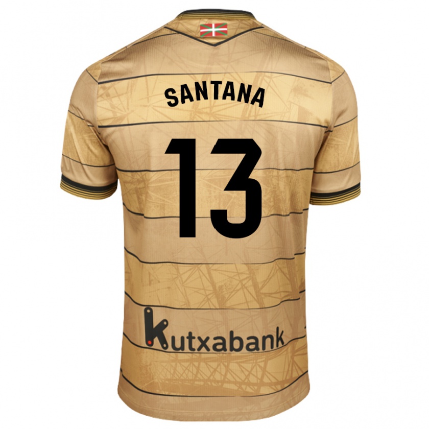 Kandiny Gyermek Olatz Santana #13 Barna Idegenbeli Jersey 2024/25 Mez Póló Ing