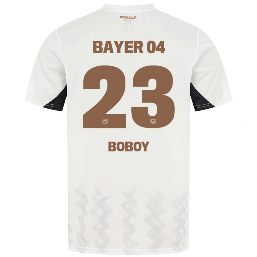 Kandiny Gyermek Delice Boboy #23 Fehér Fekete Idegenbeli Jersey 2024/25 Mez Póló Ing