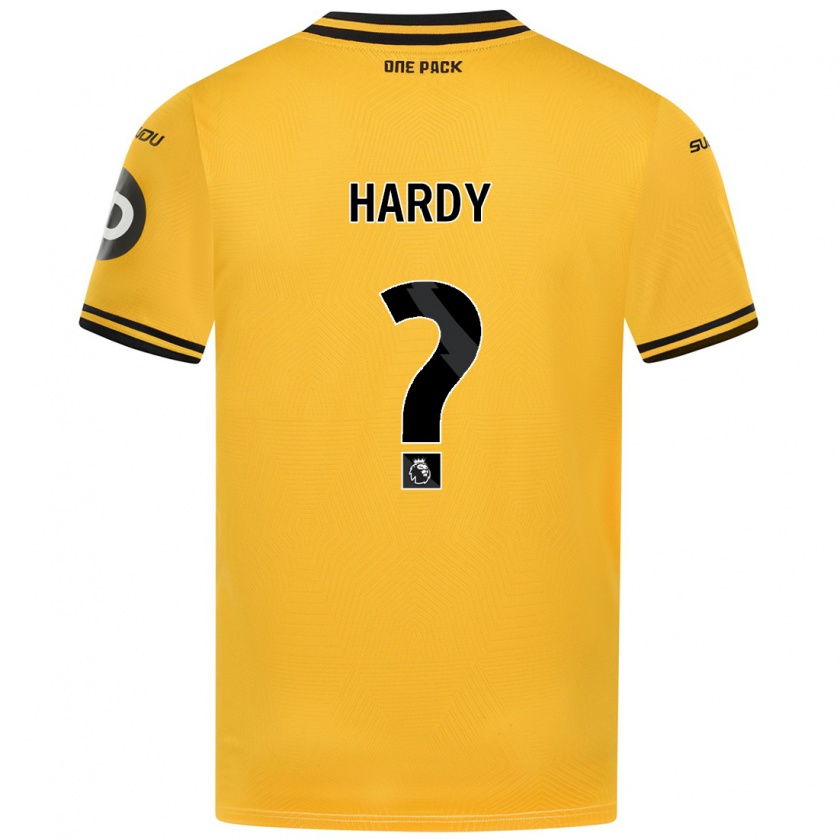 Kandiny Férfi George Hardy #0 Sárga Hazai Jersey 2024/25 Mez Póló Ing