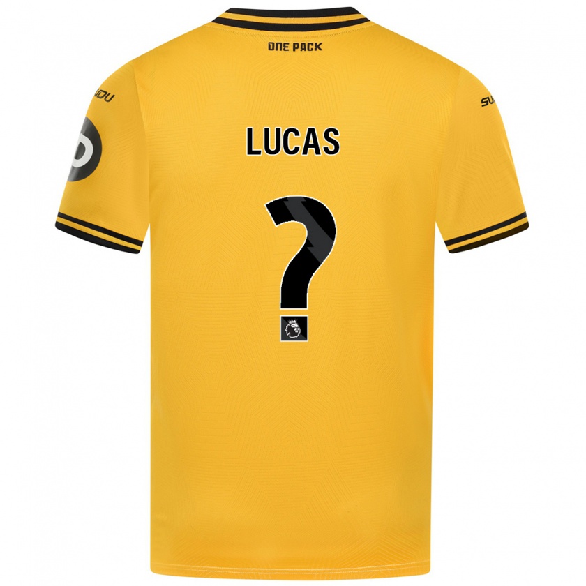 Kandiny Férfi Lucas Scicluna #0 Sárga Hazai Jersey 2024/25 Mez Póló Ing