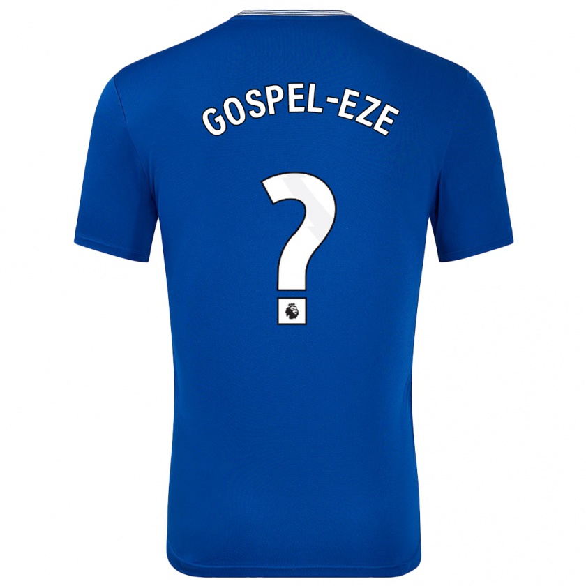 Kandiny Férfi Goodness Gospel-Eze #0 Kék -Val Hazai Jersey 2024/25 Mez Póló Ing