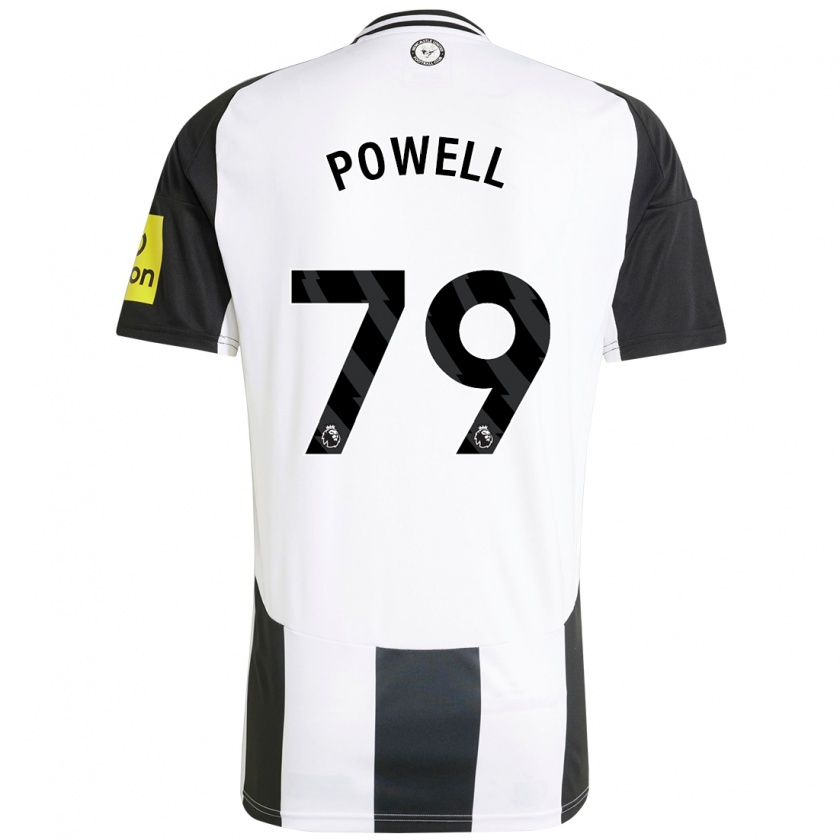 Kandiny Férfi Rory Powell #79 Fehér Fekete Hazai Jersey 2024/25 Mez Póló Ing