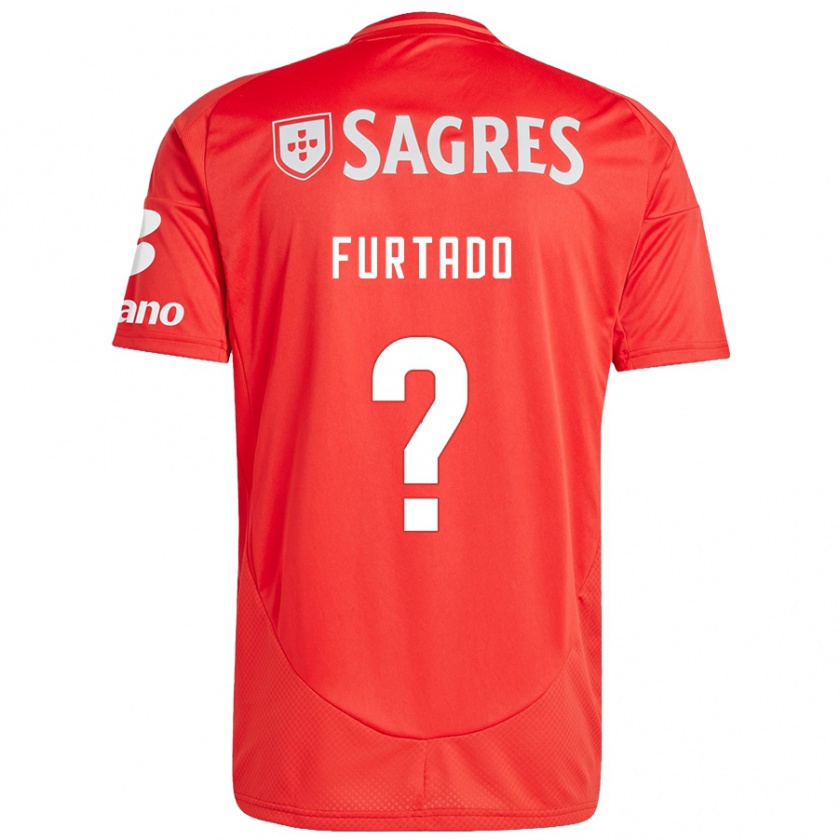 Kandiny Férfi Mauro Furtado #0 Piros Fehér Hazai Jersey 2024/25 Mez Póló Ing