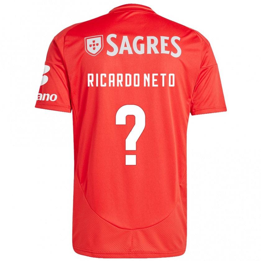 Kandiny Férfi Ricardo Neto #0 Piros Fehér Hazai Jersey 2024/25 Mez Póló Ing