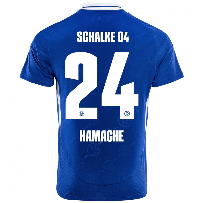 Kandiny Férfi Ilyes Hamache #24 Királykék Hazai Jersey 2024/25 Mez Póló Ing