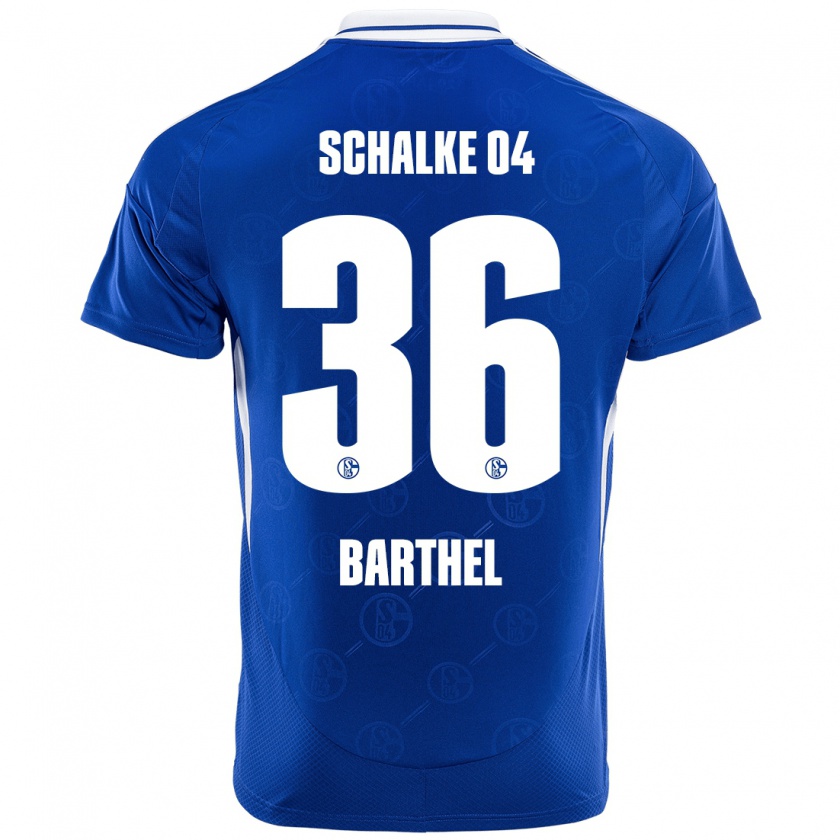 Kandiny Férfi Niklas Barthel #36 Királykék Hazai Jersey 2024/25 Mez Póló Ing