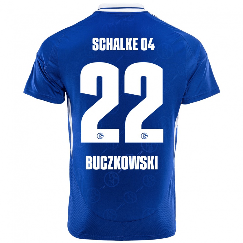 Kandiny Férfi Philip Buczkowski #22 Királykék Hazai Jersey 2024/25 Mez Póló Ing