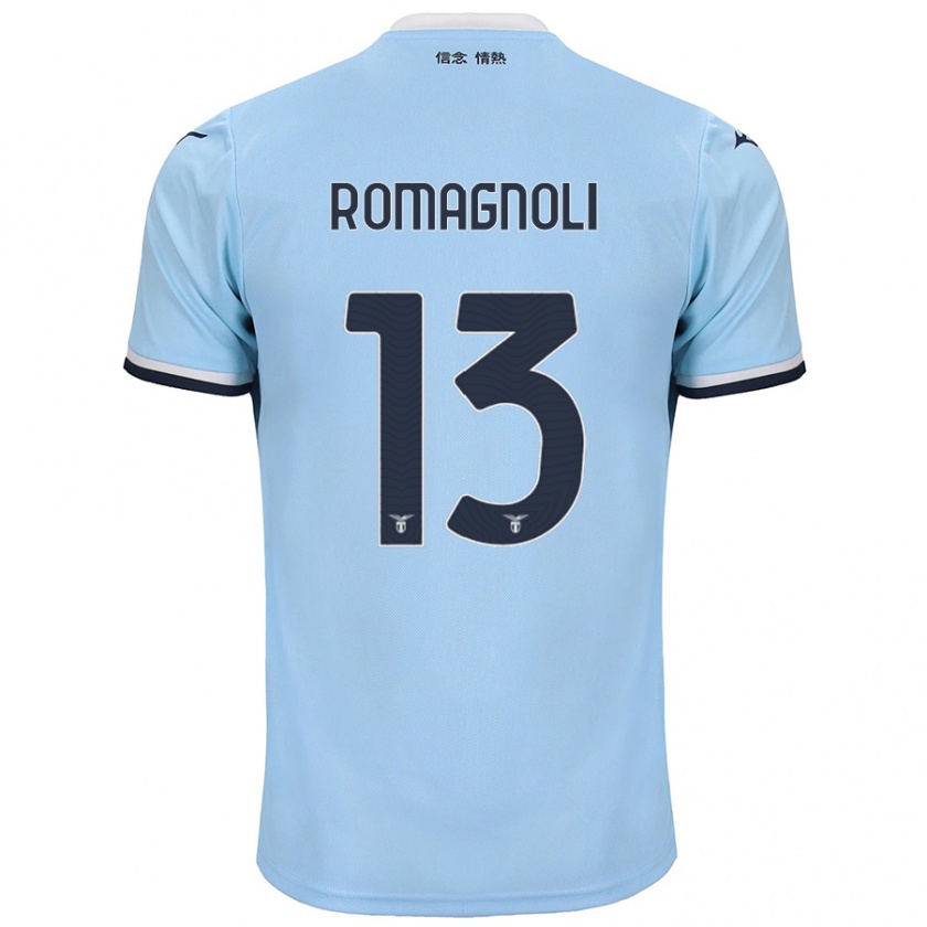 Kandiny Férfi Alessio Romagnoli #13 Kék Hazai Jersey 2024/25 Mez Póló Ing