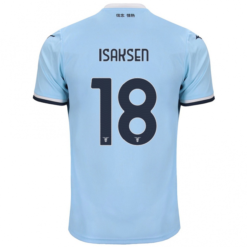 Kandiny Férfi Gustav Isaksen #18 Kék Hazai Jersey 2024/25 Mez Póló Ing