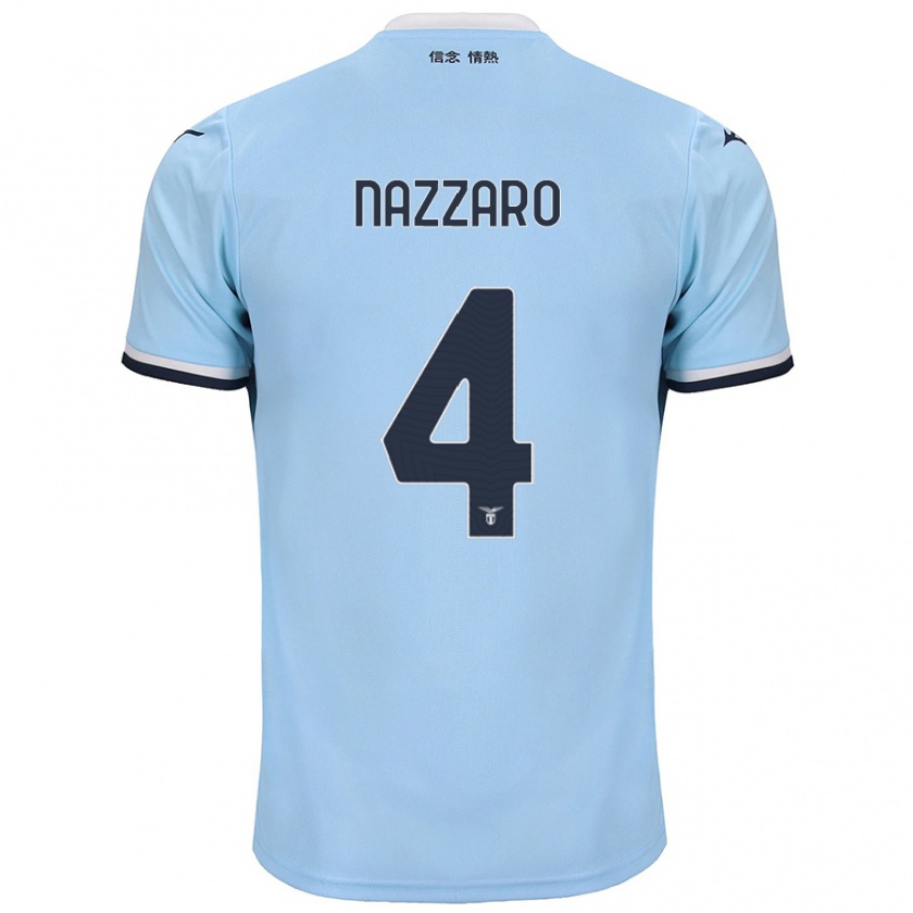 Kandiny Férfi Marco Nazzaro #4 Kék Hazai Jersey 2024/25 Mez Póló Ing