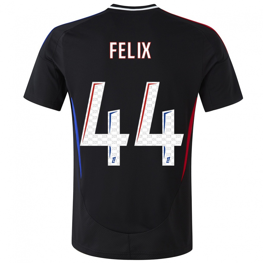 Kandiny Férfi Marley Felix #44 Fekete Idegenbeli Jersey 2024/25 Mez Póló Ing