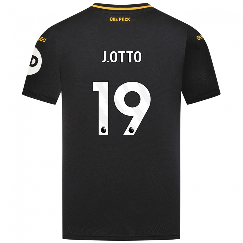 Kandiny Férfi Jonny Otto #19 Fekete Idegenbeli Jersey 2024/25 Mez Póló Ing