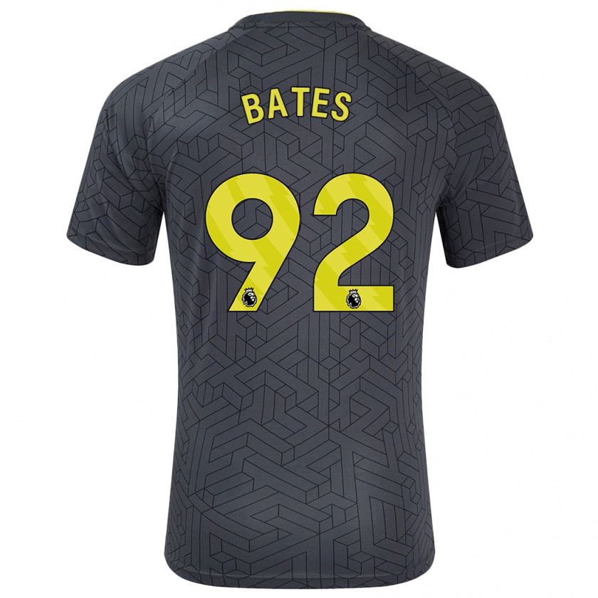 Kandiny Férfi Callum Bates #92 Fekete Sárga Idegenbeli Jersey 2024/25 Mez Póló Ing