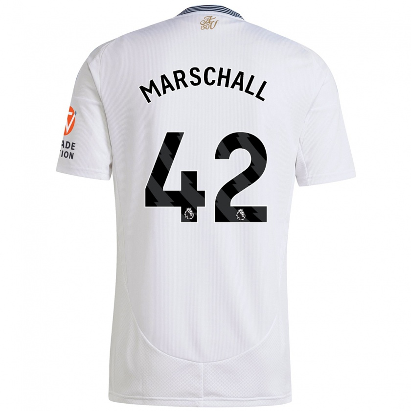 Kandiny Férfi Filip Marschall #42 Fehér Idegenbeli Jersey 2024/25 Mez Póló Ing