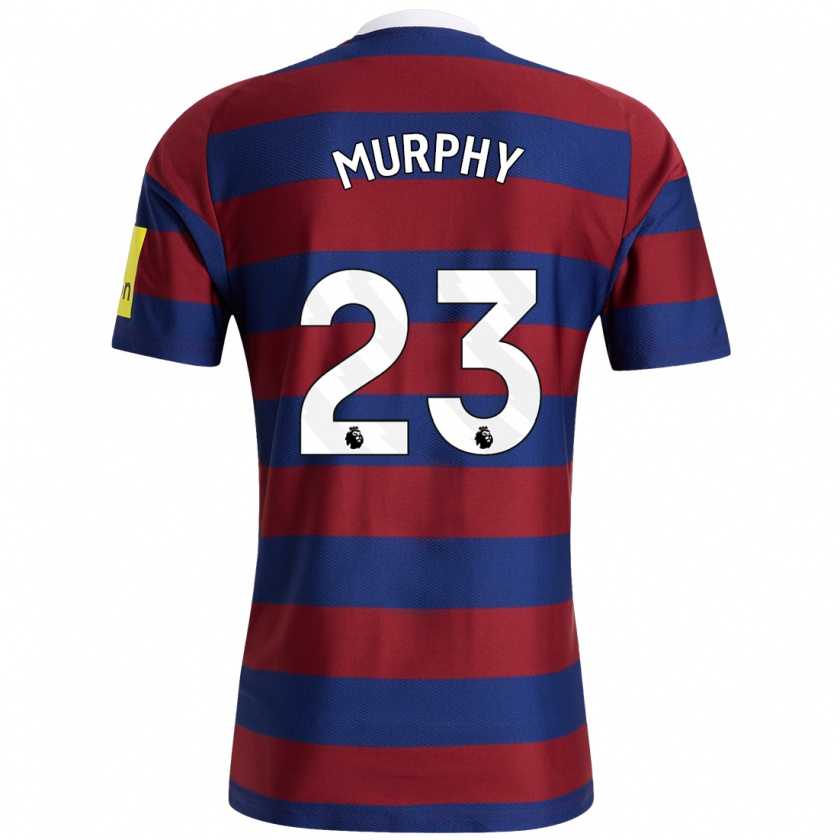 Kandiny Férfi Jacob Murphy #23 Bordó Sötétkék Idegenbeli Jersey 2024/25 Mez Póló Ing