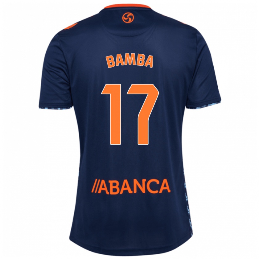 Kandiny Férfi Jonathan Bamba #17 Sötétkék Idegenbeli Jersey 2024/25 Mez Póló Ing