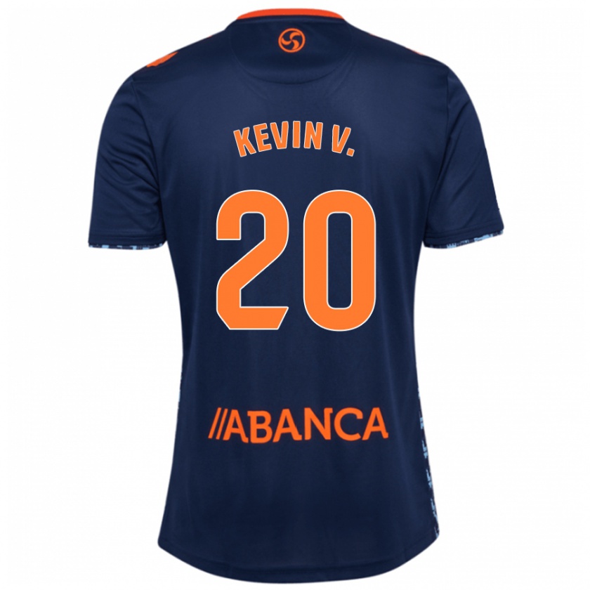 Kandiny Férfi Kevin Vázquez #20 Sötétkék Idegenbeli Jersey 2024/25 Mez Póló Ing