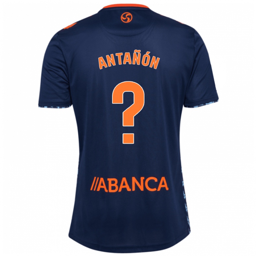 Kandiny Férfi Andrés Antañón #0 Sötétkék Idegenbeli Jersey 2024/25 Mez Póló Ing