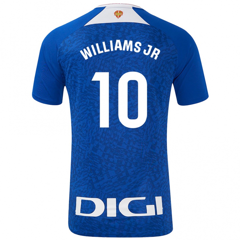 Kandiny Férfi Nico Williams #10 Királykék Idegenbeli Jersey 2024/25 Mez Póló Ing