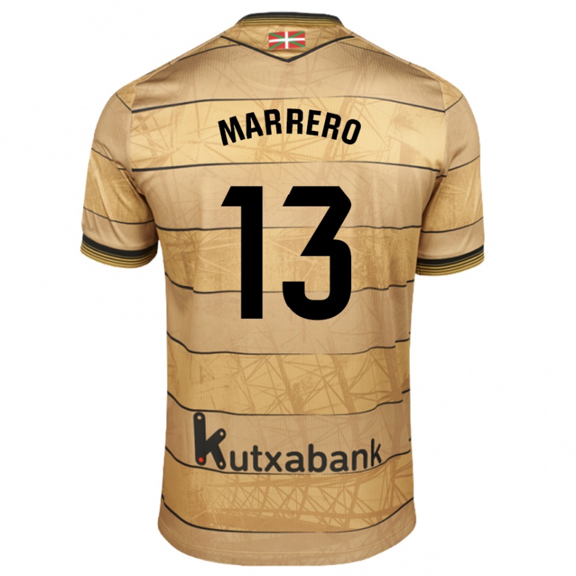 Kandiny Férfi Unai Marrero #13 Barna Idegenbeli Jersey 2024/25 Mez Póló Ing