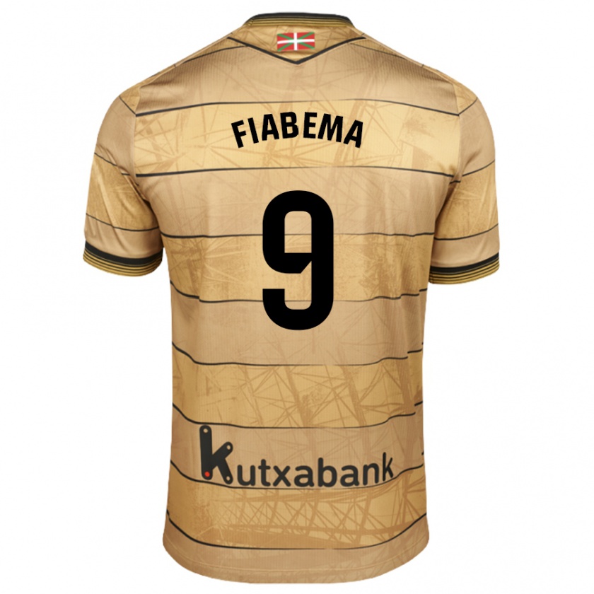 Kandiny Férfi Bryan Fiabema #9 Barna Idegenbeli Jersey 2024/25 Mez Póló Ing