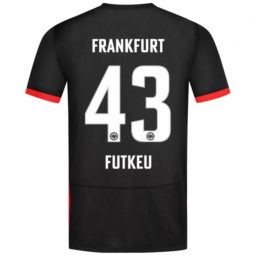 Kandiny Férfi Noel Futkeu #43 Fekete Idegenbeli Jersey 2024/25 Mez Póló Ing