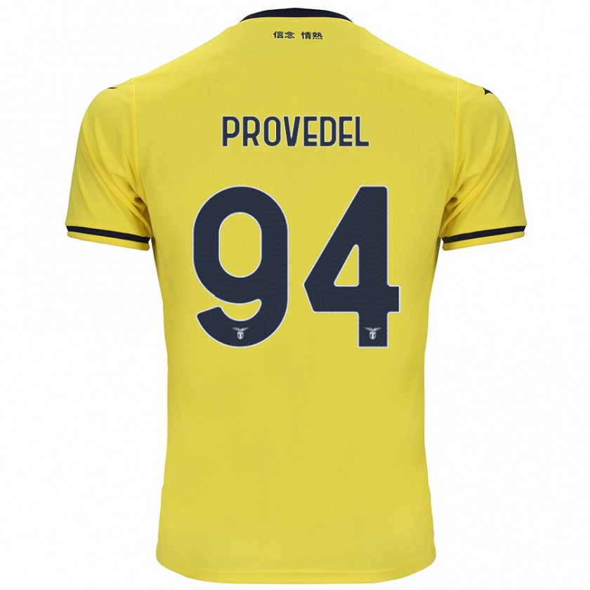 Kandiny Férfi Ivan Provedel #94 Sárga Idegenbeli Jersey 2024/25 Mez Póló Ing