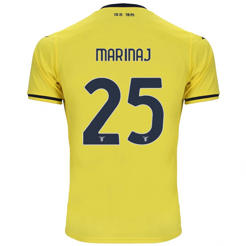 Kandiny Férfi Kledi Marinaj #25 Sárga Idegenbeli Jersey 2024/25 Mez Póló Ing