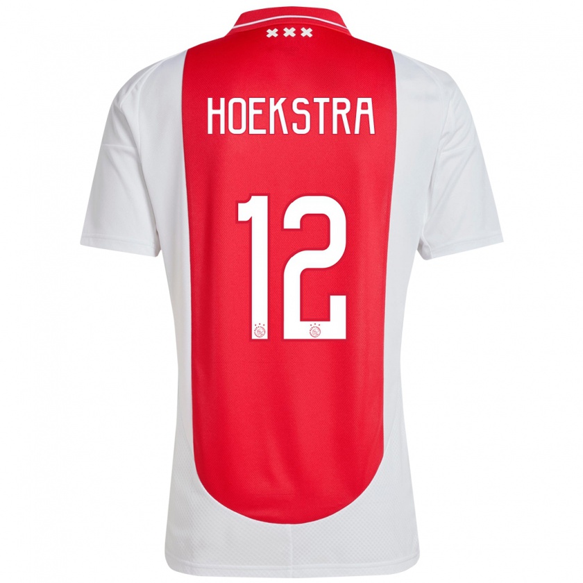 Kandiny Női Isabelle Hoekstra #12 Piros Fehér Hazai Jersey 2024/25 Mez Póló Ing