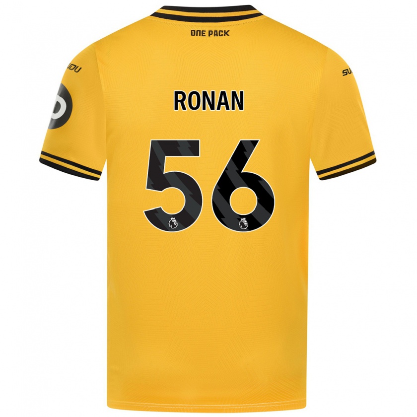 Kandiny Női Connor Ronan #56 Sárga Hazai Jersey 2024/25 Mez Póló Ing