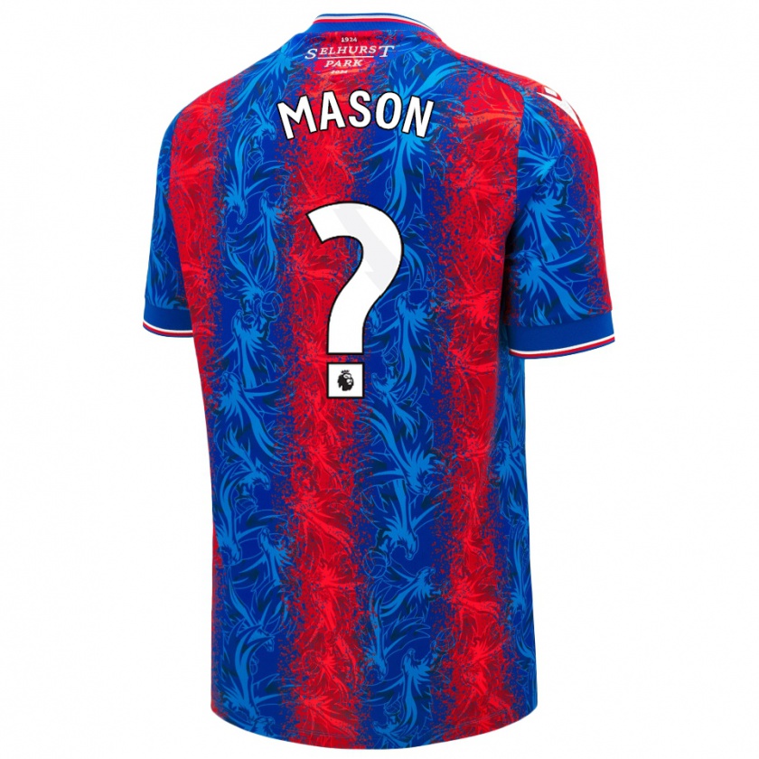 Kandiny Női Jack Mason #0 Piros Kék Csíkok Hazai Jersey 2024/25 Mez Póló Ing