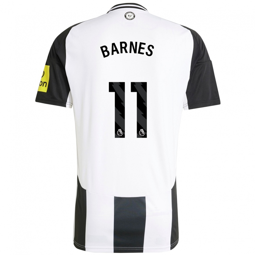 Kandiny Női Harvey Barnes #11 Fehér Fekete Hazai Jersey 2024/25 Mez Póló Ing