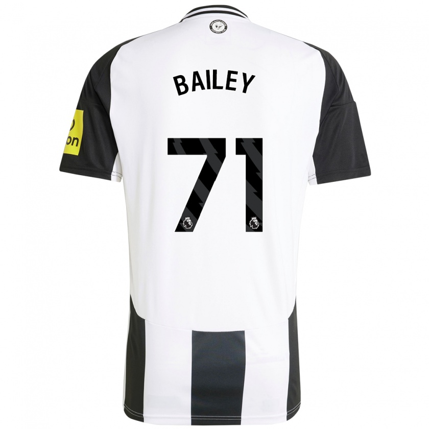 Kandiny Női Scott Bailey #71 Fehér Fekete Hazai Jersey 2024/25 Mez Póló Ing